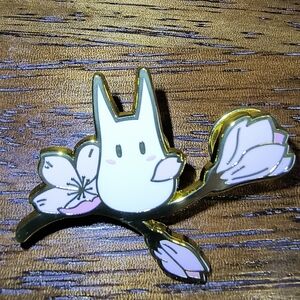Women’s Jewelry Kawaii Sakura on Tree Branches Totoros Spring Time Enamel Pin